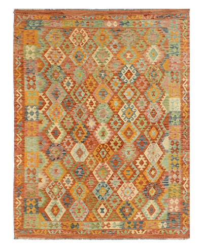 Kaudani Afghan Kilim 300x203 cm, Hand-Woven Wool