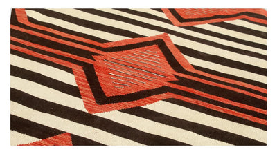 Modern wool Kilim carpet multi 253x183cm