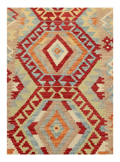 Handmade Afghan Kilim Runner Wool Rug 501_81 cm