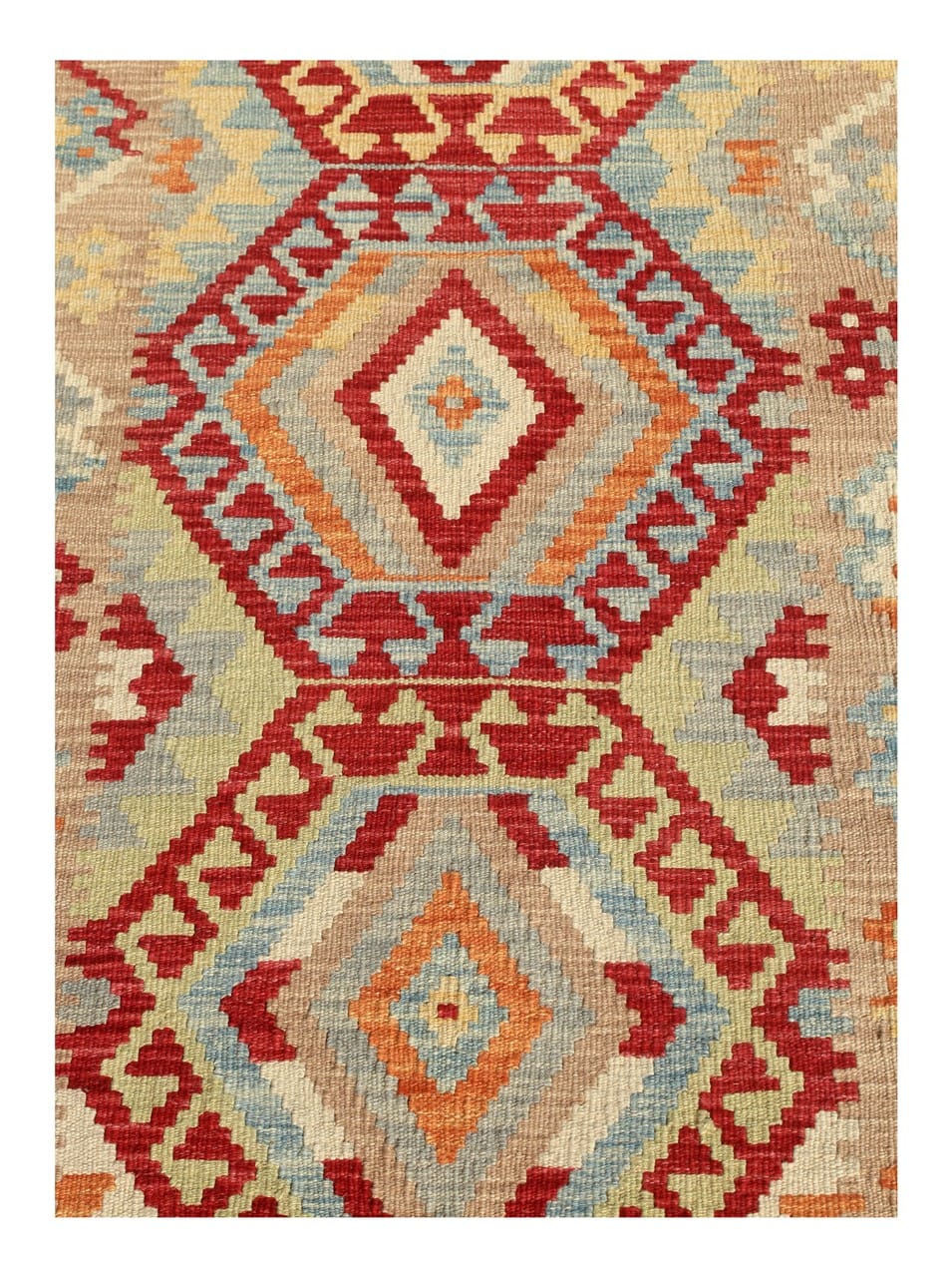 Handmade Afghan Kilim Runner Wool Rug 501_81 cm