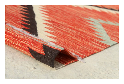 Tappeto Kilim moderno in lana multicolore 298x201cm - CarpetLiving
