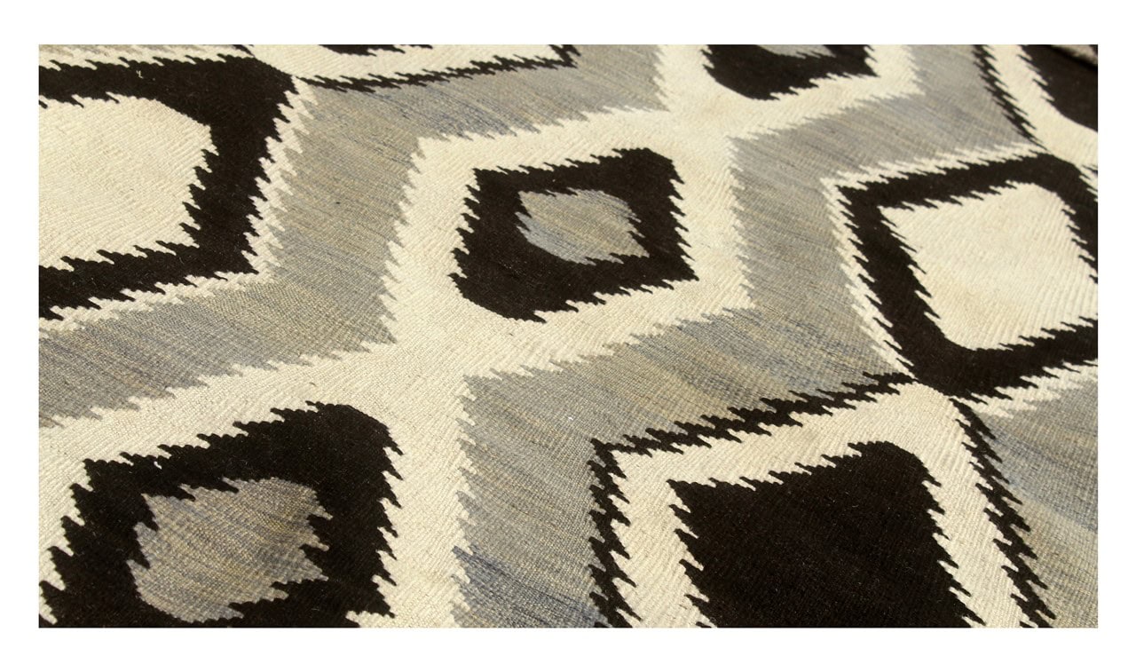 Modern wool Kilim carpet multi 239x170cm