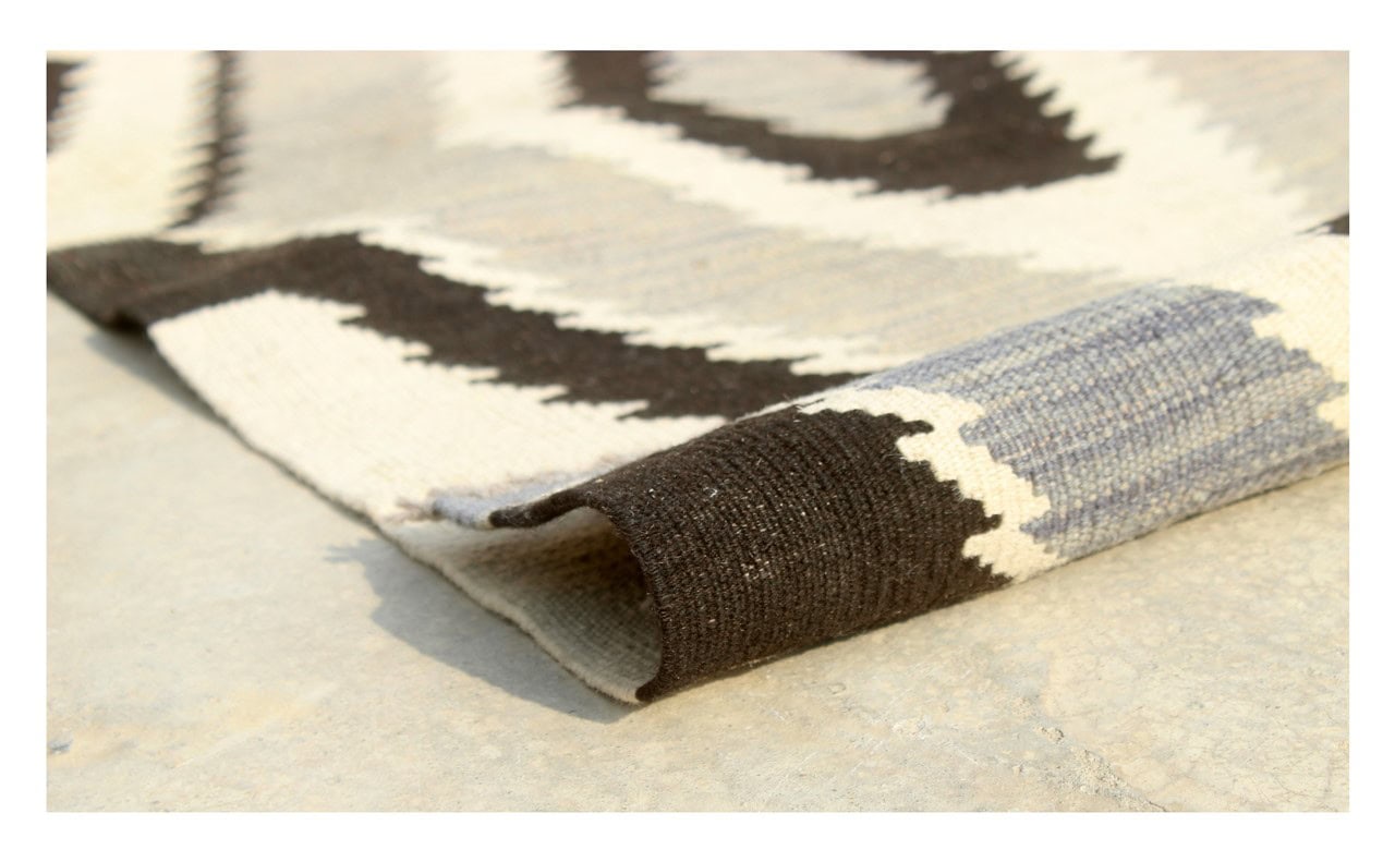 Modern wool Kilim carpet multi 239x170cm