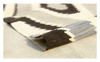 Modern wool Kilim carpet multi 239x170cm