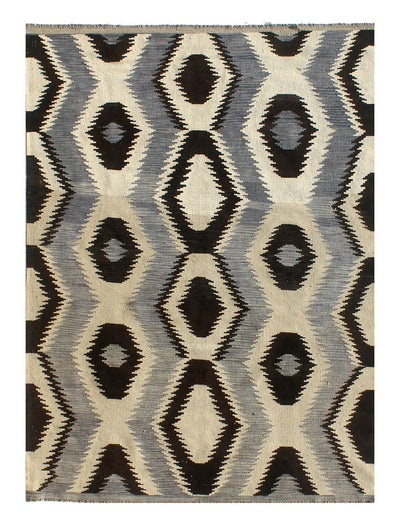 Tappeto Kilim moderno in lana multicolore 249x175cm - CarpetLiving