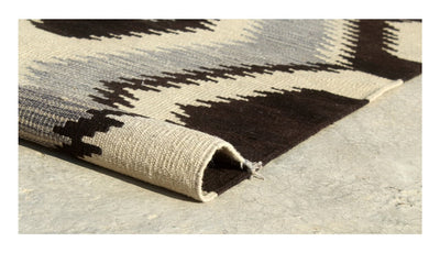 Tappeto Kilim moderno in lana multicolore 249x175cm - CarpetLiving