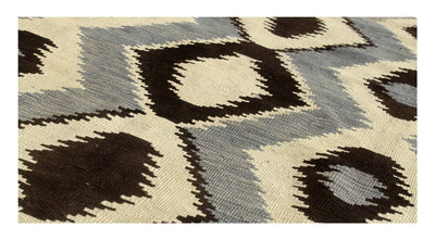 Tappeto Kilim moderno in lana multicolore 248x175cm - CarpetLiving