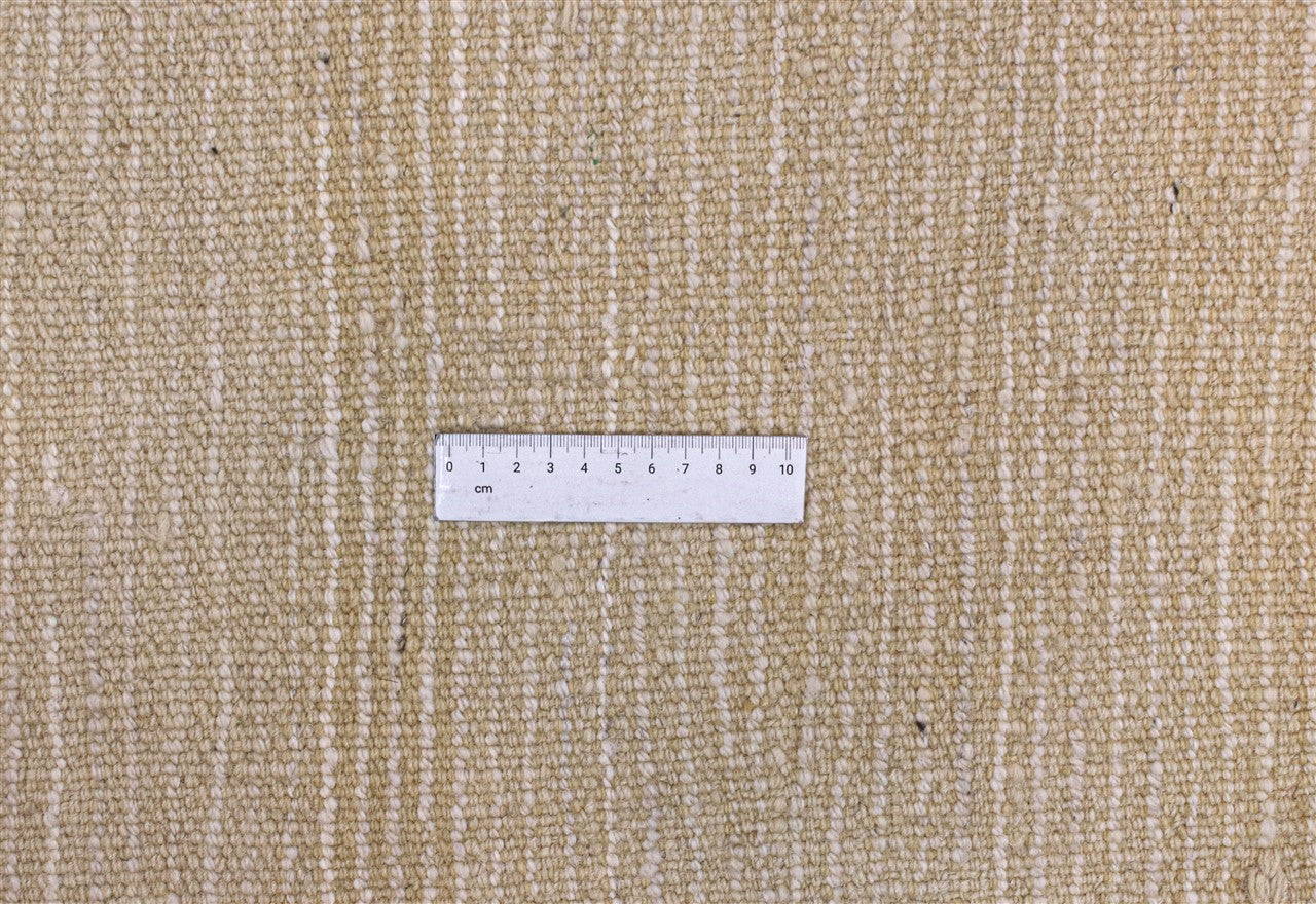 Modern design rug white plain Berber style, handmade 406x294cm