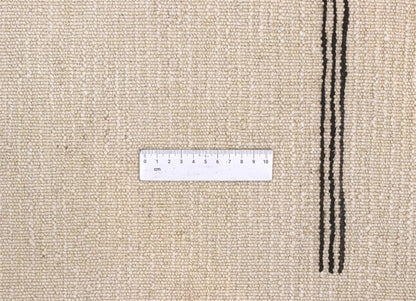 Modern design rug white Berber style, handmade 298x200cm