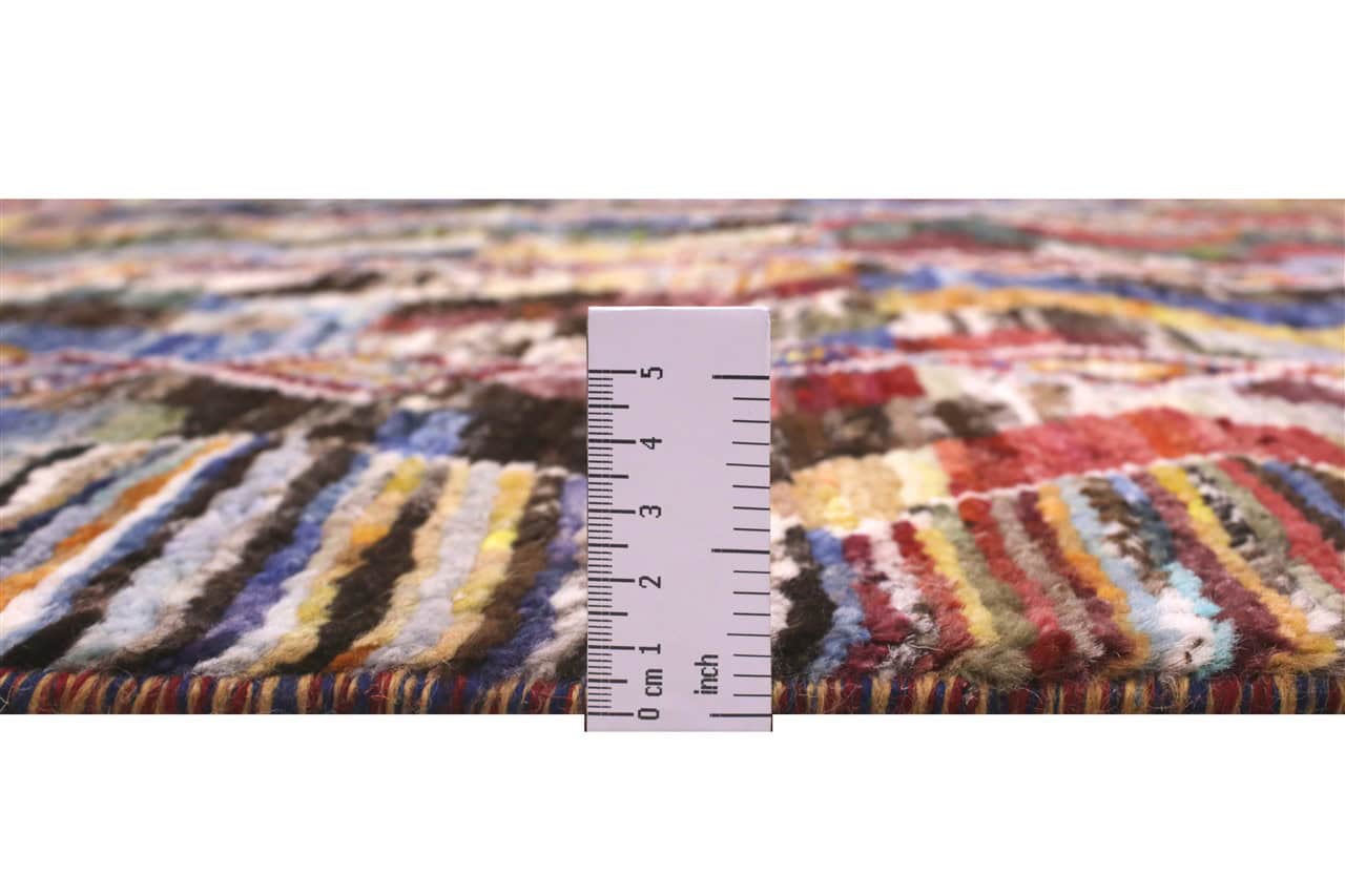 Handmade Tribal Multicolour Wool Rug 185_127 cm