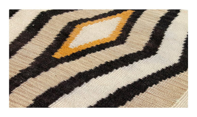 Tappeto Kilim moderno in lana multicolore 148x96cm - CarpetLiving