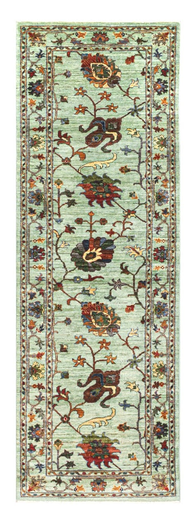 Handmade Ziegler Decorative Floral Rug, 254x80cm