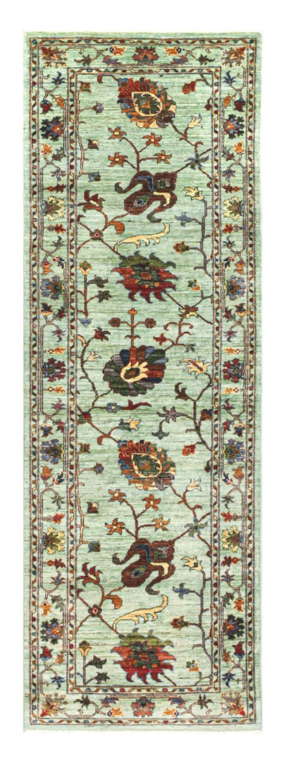 Handmade Ziegler Decorative Floral Rug, 254x80cm