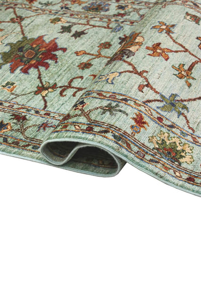 Tappeto Ziegler Decorativo floreale, fatto a mano 255x82cm
