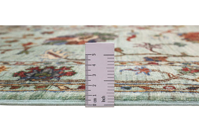 Tappeto Ziegler Decorativo floreale, fatto a mano 255x82cm