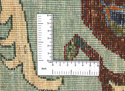 Tappeto Ziegler Decorativo floreale, fatto a mano 255x82cm
