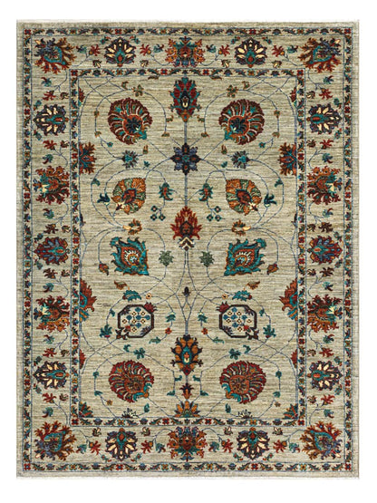 Handmade Ziegler Decorative Floral Rug, 205x156cm