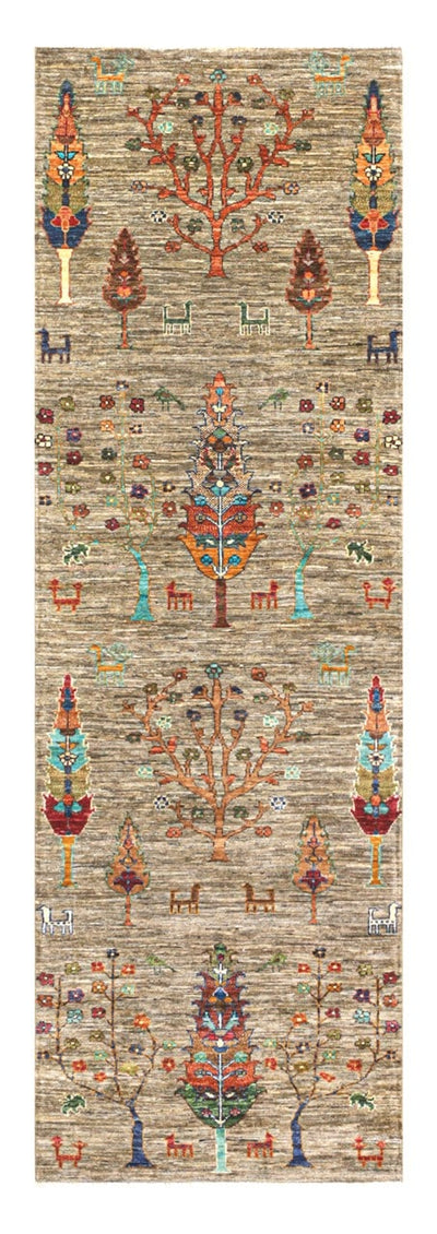 Handmade Ziegler Decorative Floral Rug, 254x77cm