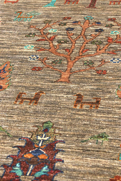 Handmade Ziegler Decorative Floral Rug, 254x77cm