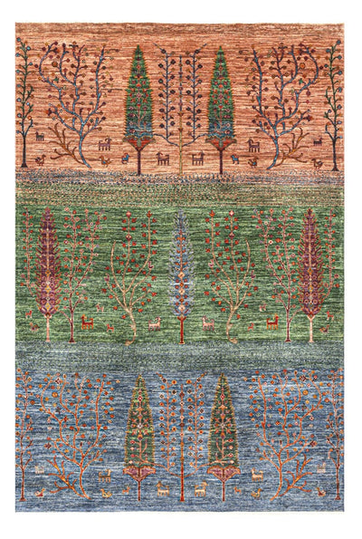 Handmade Ziegler Decorative Floral Rug, 254x178cm