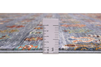 Handmade Afghan Blue Wool Rug 214_151 cm