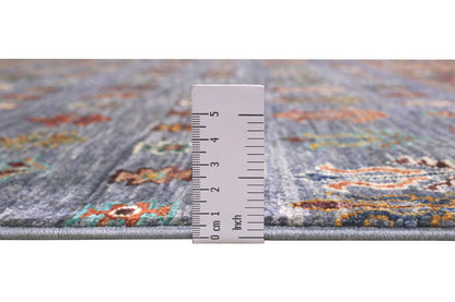 Handmade Afghan Blue Wool Rug 214_151 cm