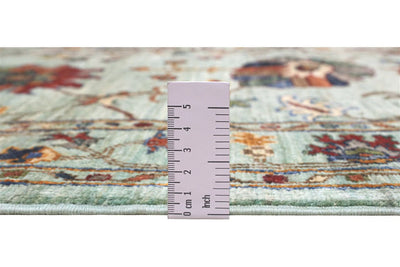 Handmade Ziegler Decorative Floral Rug, 254x82cm