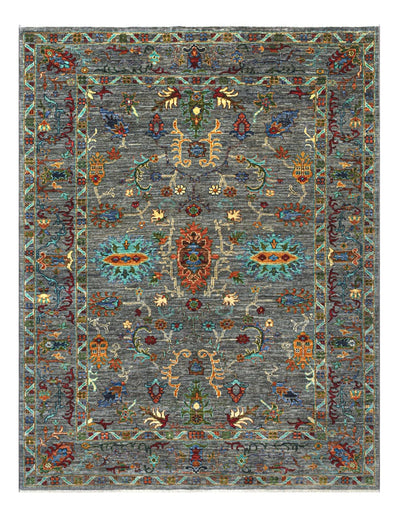 Handmade Ziegler Decorative Floral Rug, 204x158cm