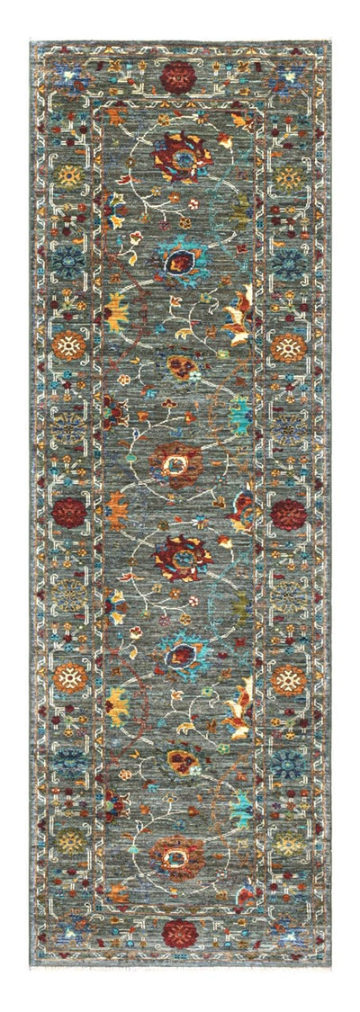 Handmade Ziegler Decorative Floral Rug, 264x81cm