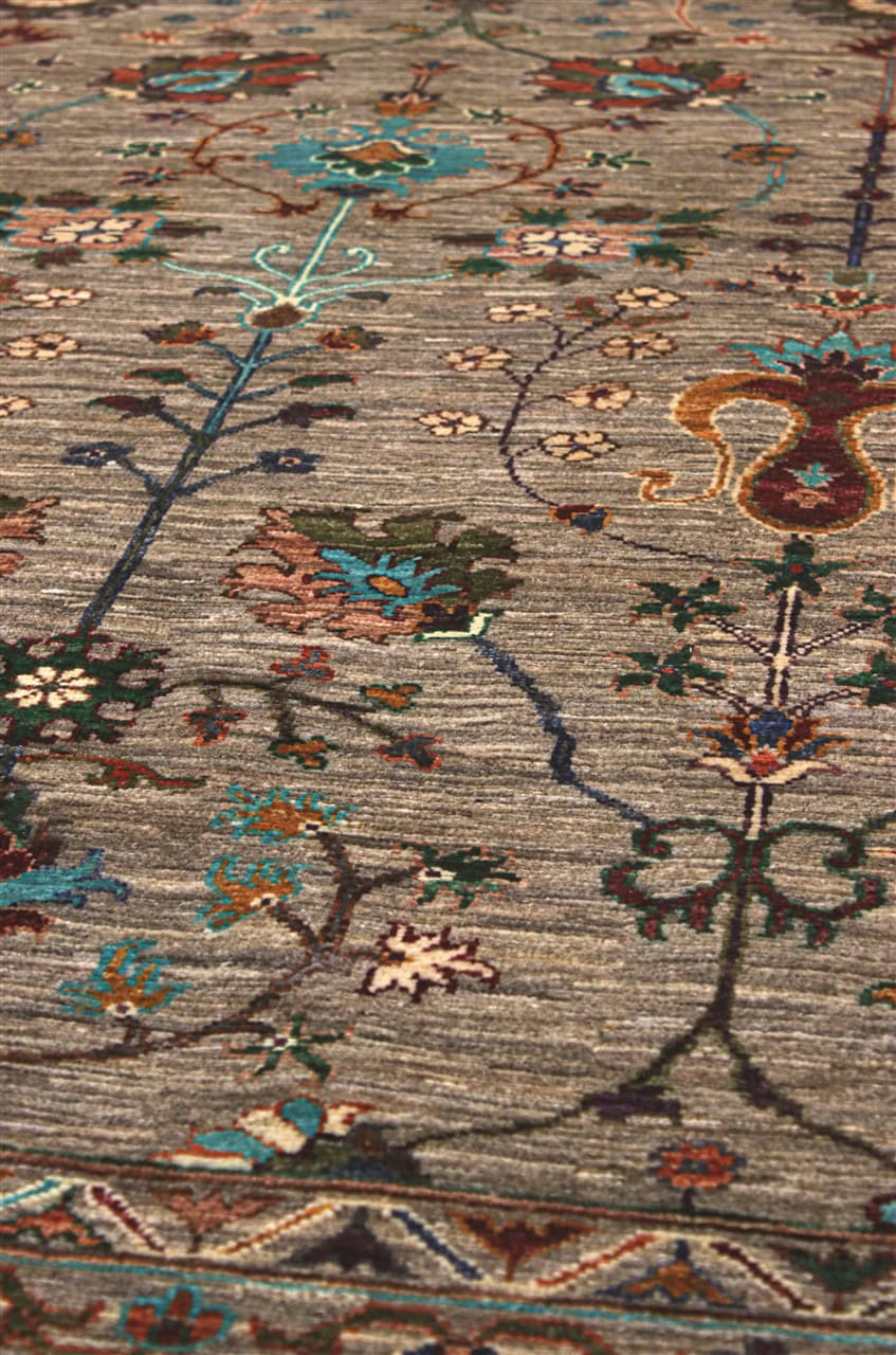 Handmade Ziegler Decorative Floral Rug, 304x253cm