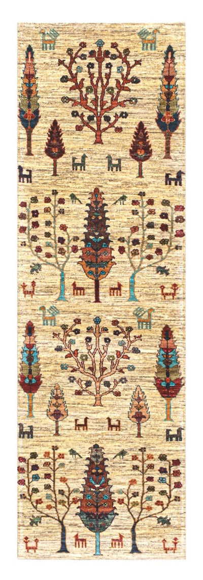 Handmade Ziegler Decorative Floral Rug, 254x75cm