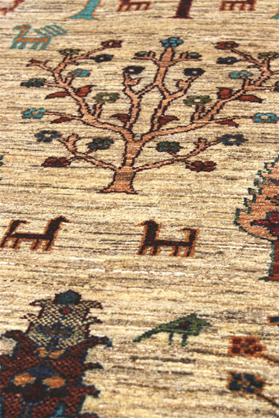 Handmade Ziegler Decorative Floral Rug, 254x75cm