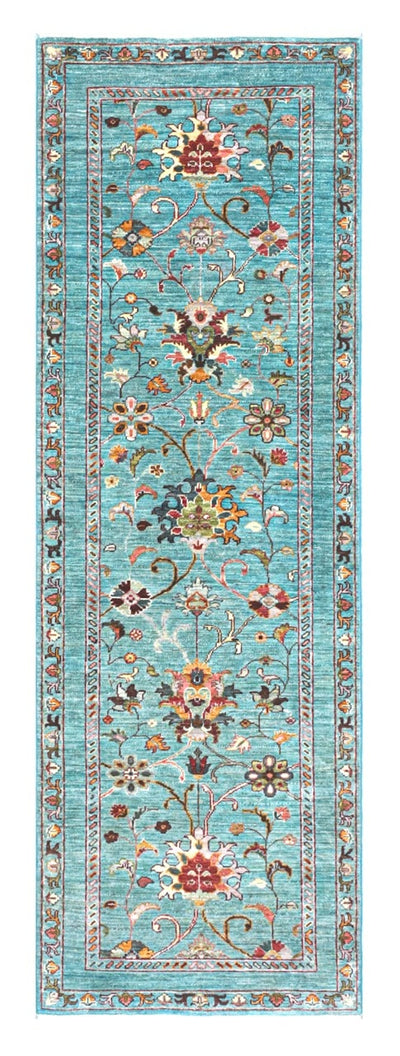 Handmade Ziegler Decorative Floral Rug, 243x80cm