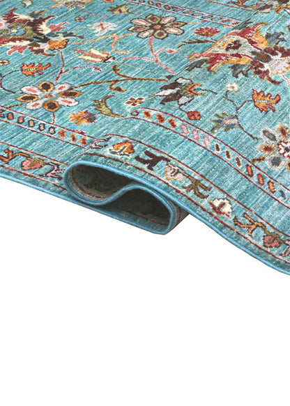 Tappeto Ziegler Decorativo floreale, fatto a mano 243x80cm
