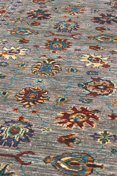 Handmade Ziegler Decorative Floral Rug, 255x82cm