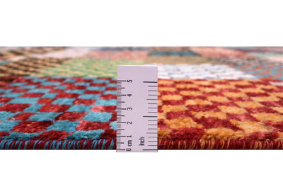 Taimany - Tappeto Tribale in Lana Multicolore - Fatto a Mano 286x204cm - CarpetLiving