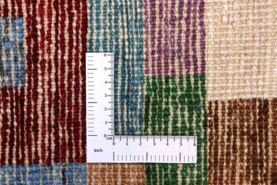 Taimany - Tappeto Tribale in Lana Multicolore - Fatto a Mano 286x204cm - CarpetLiving