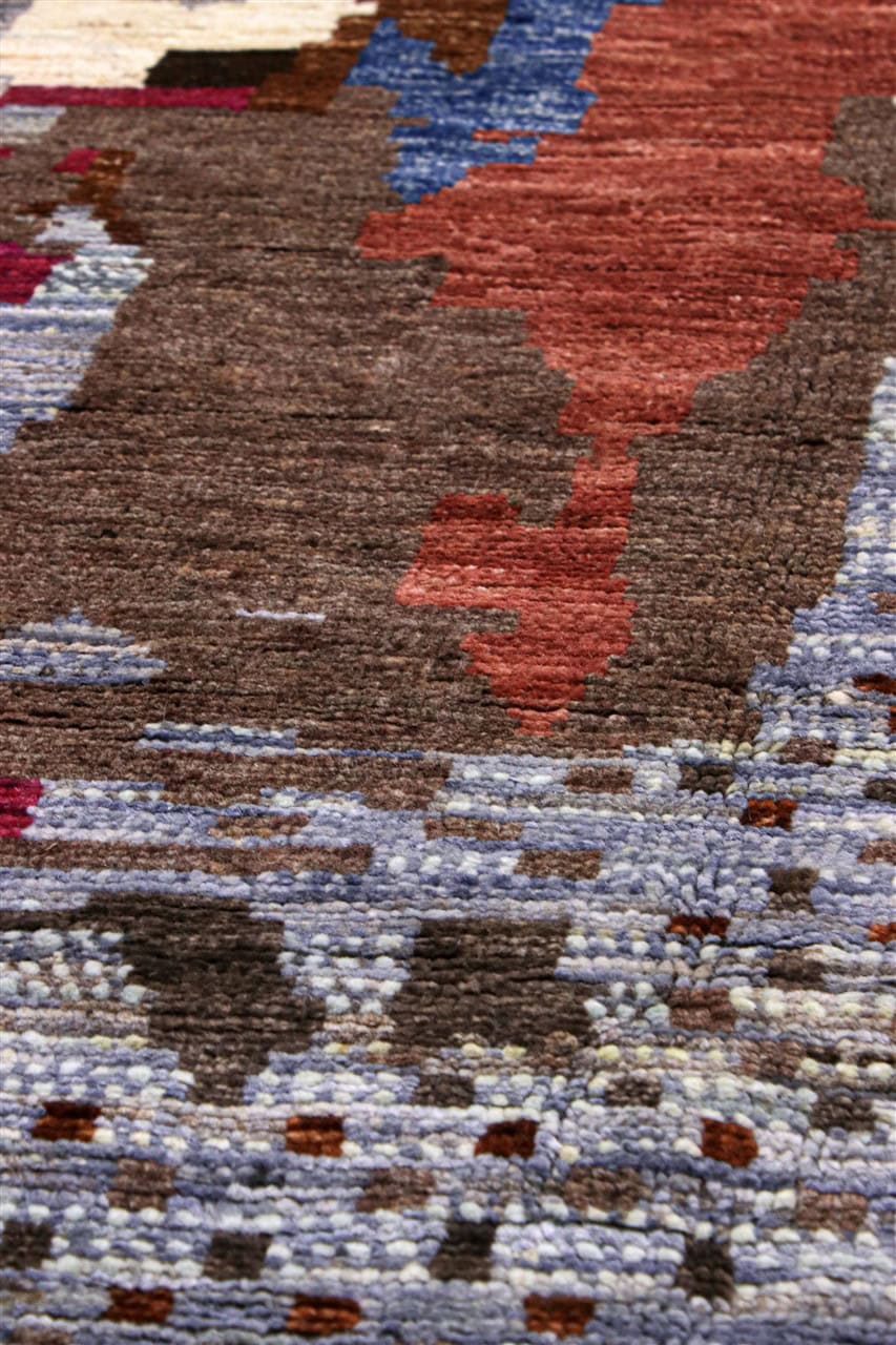 Taimany - Multicolor Tribal Wool Rug - Hand-Knotted 295x210cm