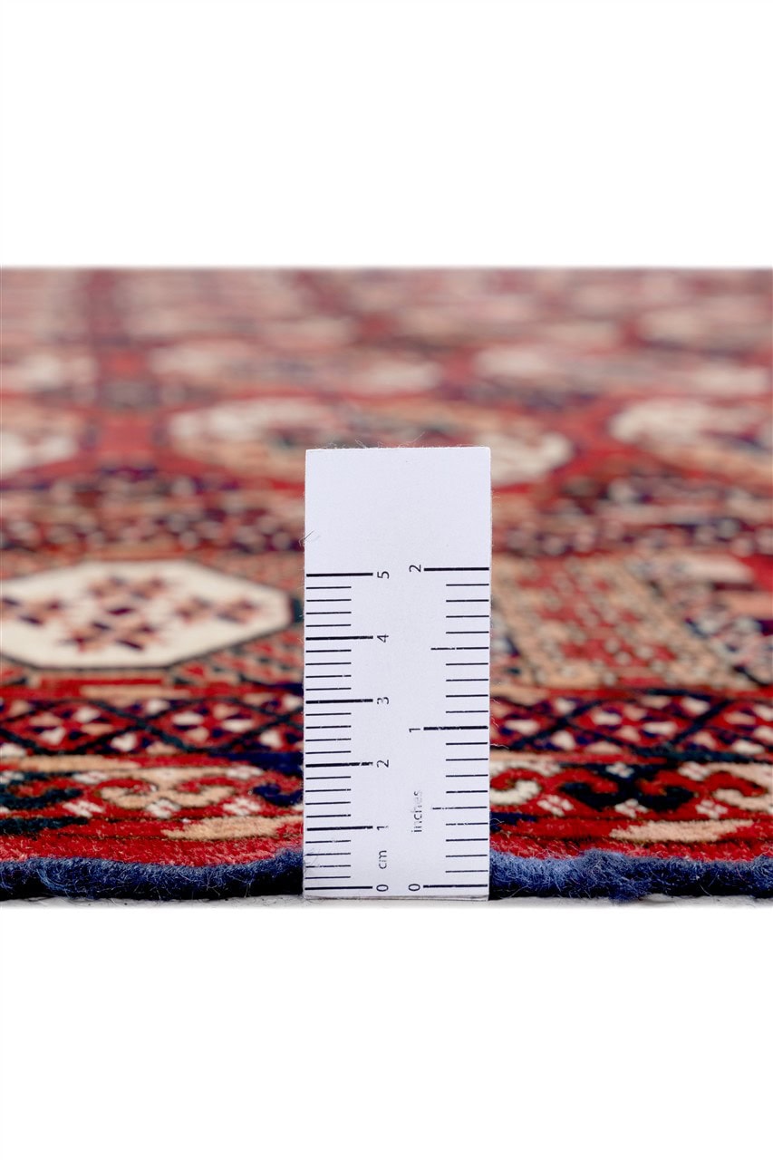 Tappeto Orientale Bouchara Antico: Autentico Tappeto Turcomanno 338x250cm