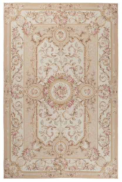 Tappeto Arazzo Aubusson - Arte tessile - Tessuto a Mano 274x175cm