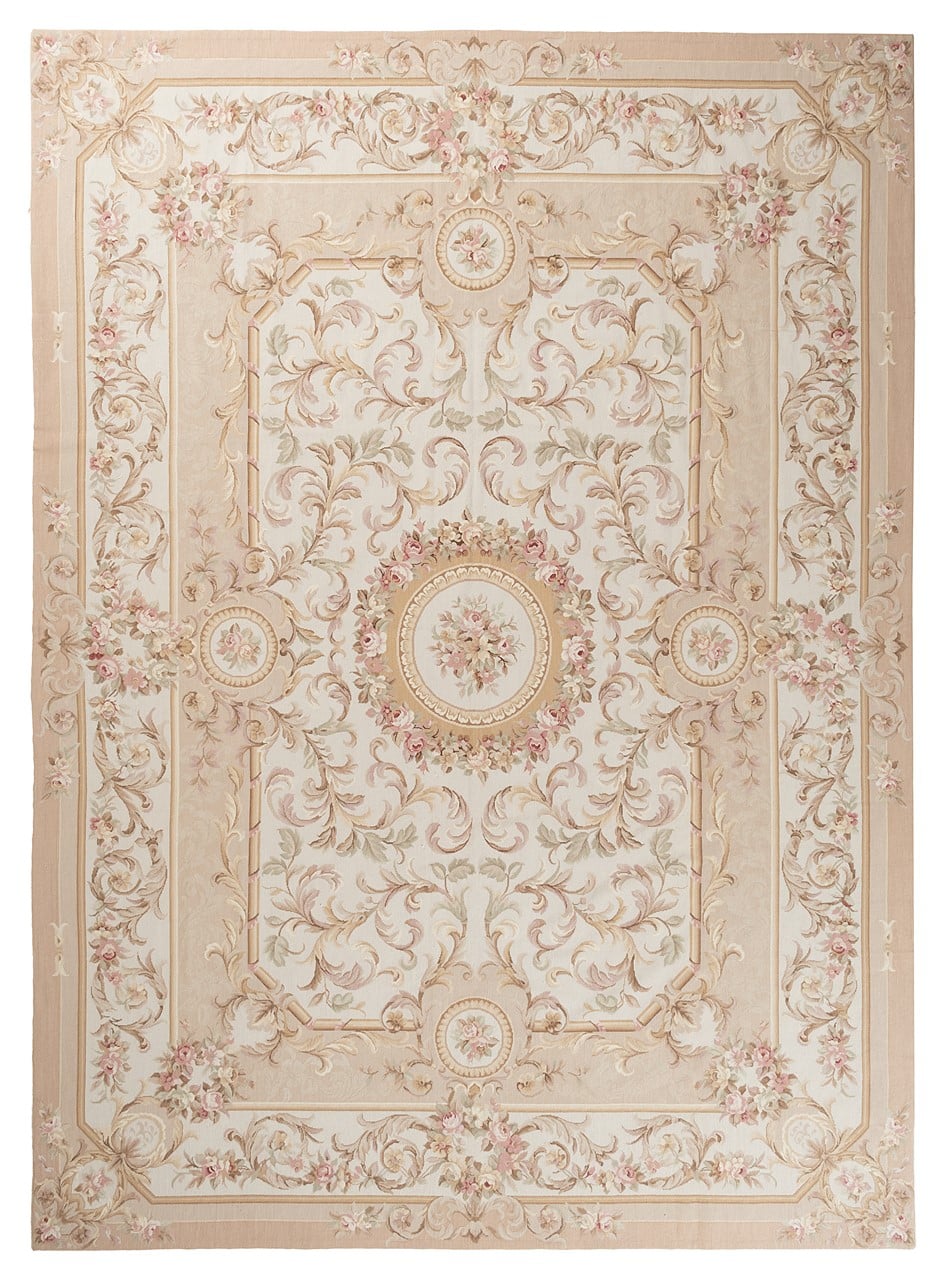 Tappeto Arazzo Aubusson - Arte tessile - Tessuto a Mano 365x270cm