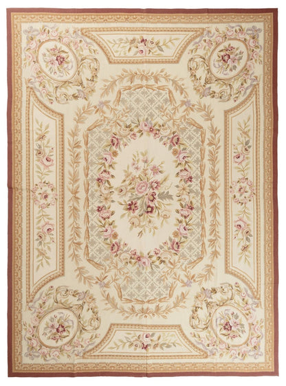 Tappeto Arazzo Aubusson - Arte tessile - Tessuto a Mano 366x269cm