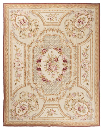 Tappeto Arazzo Aubusson - Arte tessile - Tessuto a Mano 366x270cm