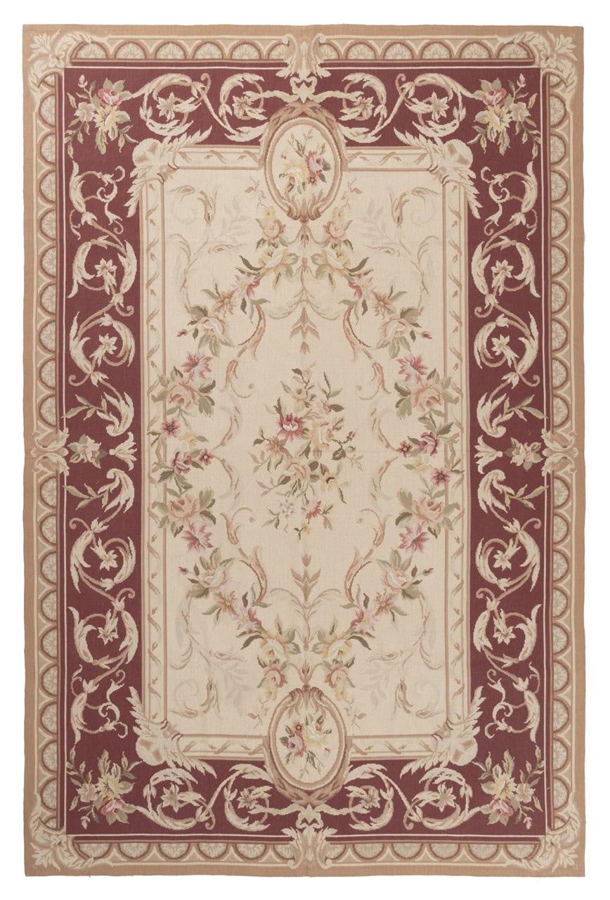 Tappeto Arazzo Aubusson - Arte tessile - Tessuto a Mano 270x176cm