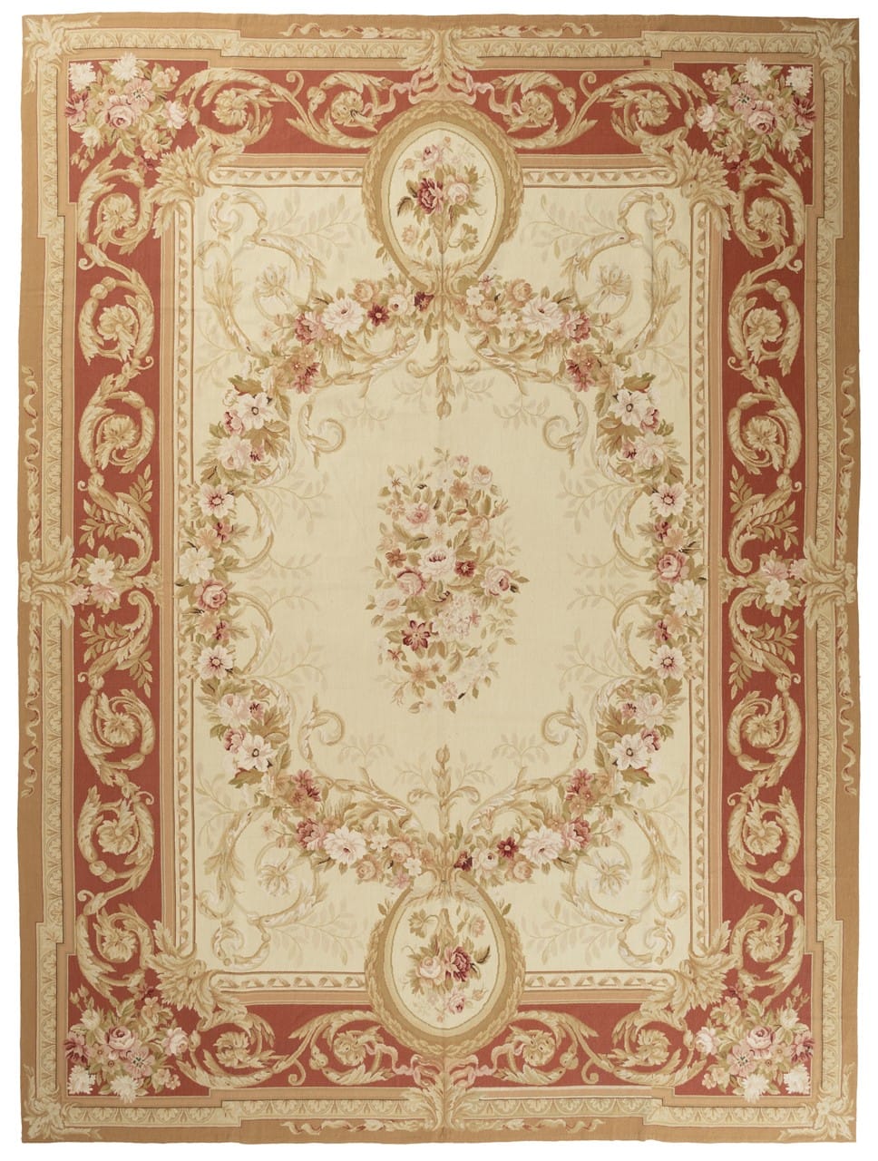 Tappeto Arazzo Aubusson - Arte tessile - Tessuto a Mano 269x178cm