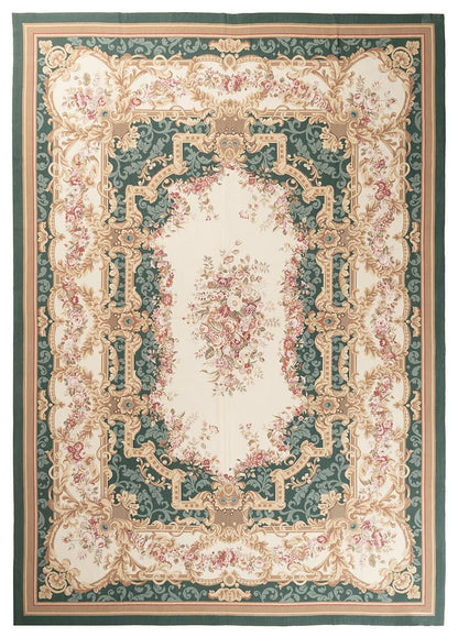 Tappeto Arazzo Aubusson - Arte tessile - Tessuto a Mano 365x269cm