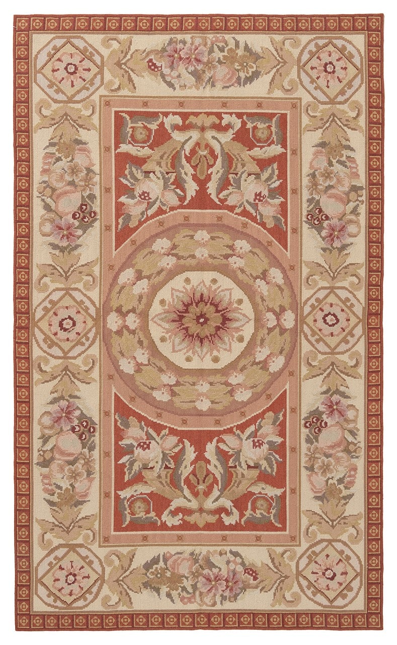 Tappeto Arazzo Aubusson - Arte tessile - Tessuto a Mano 152x90cm