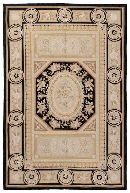 Tappeto Arazzo Aubusson - Arte tessile - Tessuto a Mano 183x121cm