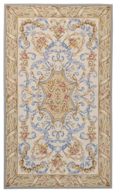 Tappeto Arazzo Aubusson - Arte tessile - Tessuto a Mano 155x90cm - CarpetLiving