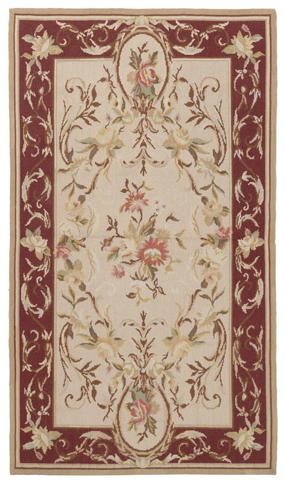 Tappeto Arazzo Aubusson - Arte tessile - Tessuto a Mano 153x87cm - CarpetLiving